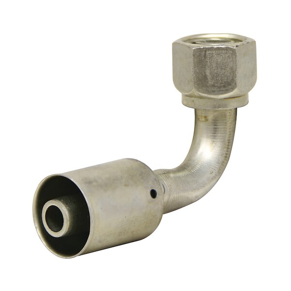 90 Degree Female O-Ring Steel Beadlock Fitting 4 x2 x1